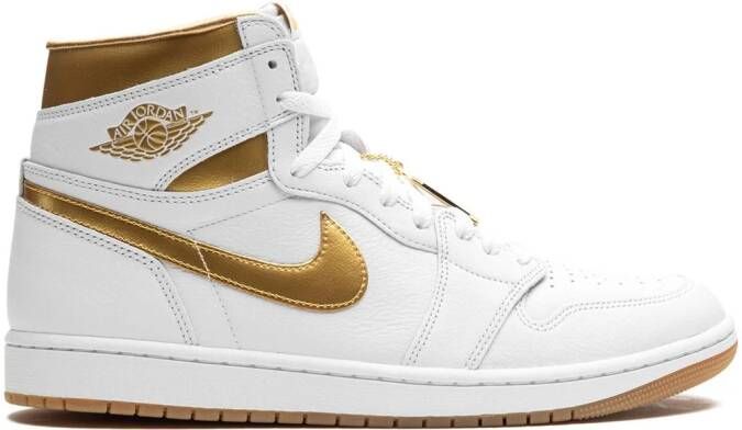 Jordan Air 1 Retro OG "Metallic Gold" sneakers Wit