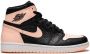 Jordan Air 1 Retro high top OG sneakers unisex leer rubber 10.5 Zwart - Thumbnail 1