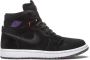 Jordan Air 1 Retro High Zoom sneakers rubber Polyester suède leer 11 Zwart - Thumbnail 1