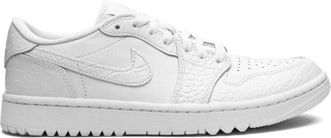 Jordan "Air 1 Retro Low Golf White Croc sneakers" Wit