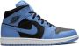 Jordan "Air 1 SE Mid University Blue Black sneakers" Blauw - Thumbnail 1