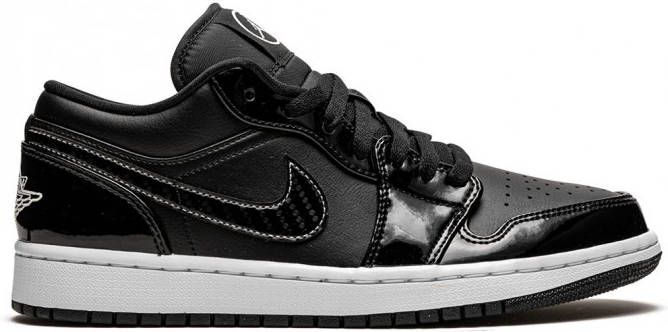 Jordan Air 1 SE sneakers rubber leer Stof 10.5 Zwart