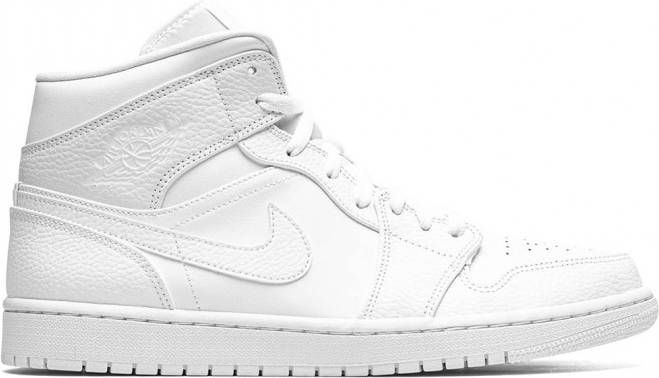 Nike Air Jordan 1 Mid "Triple White" sneakers Wit