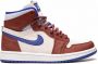 Jordan Air 1 Zoom Air CMFT sneakers dames rubber Stof Stof suède leer 10.5 Rood - Thumbnail 1