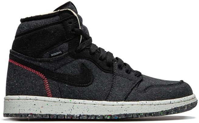 Jordan Air 1 Zoom high-top sneakers Zwart