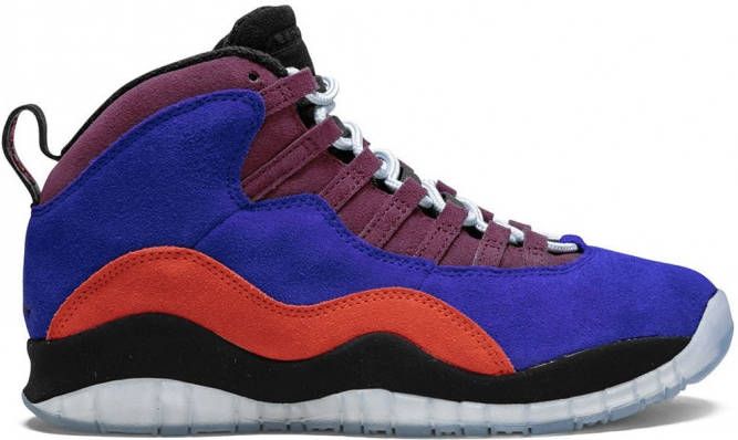 Jordan Air 10 Retro NRG sneakers dames suède rubber 6.5 Veelkleurig