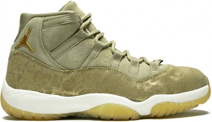 Jordan Air 11 Retro high top sneakers Groen