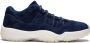 Jordan Air 11 Retro Lage sneakers unisex rubber suède Polyester 10.5 Blauw - Thumbnail 1