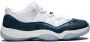 Jordan Air 11 Retro low top sneakers unisex rubber leer 10.5 Wit - Thumbnail 1