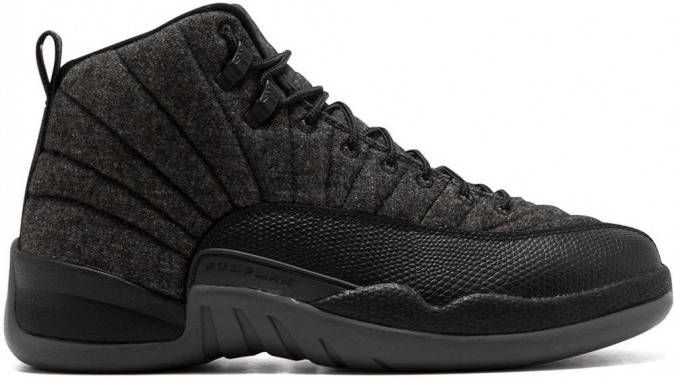 Jordan Air 12 Retro wollen sneakers Zwart