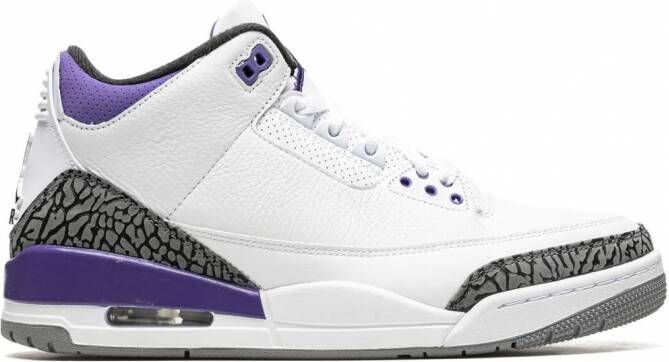 Jordan Air 3 'Dark Iris' sneakers Wit