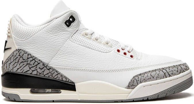 Jordan Air 3 "White Cement Reimaginated" sneakers Wit