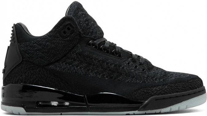 Jordan Air 3 Retro Flyknit sneakers Zwart