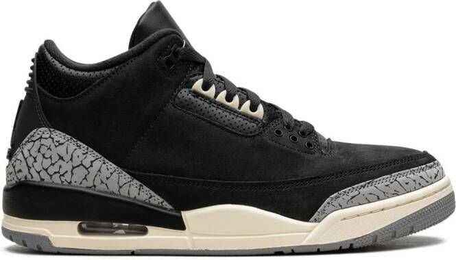 Jordan Air 3 sneakers Zwart