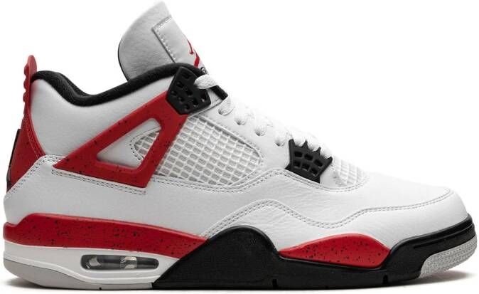 Jordan "Air 4 Red Cement sneakers" Wit