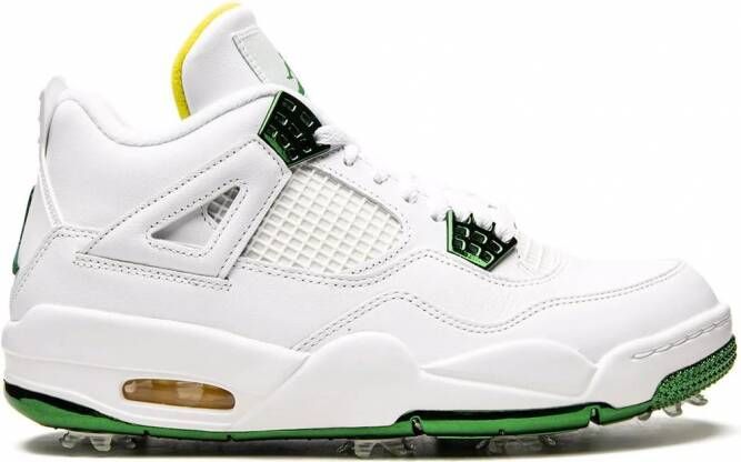 Jordan Air 4 Retro golf sneakers Wit