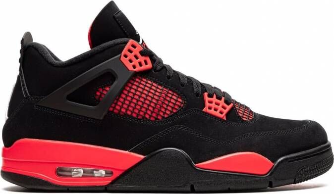 Jordan Air 4 Retro “Red Thunder” sneakers Zwart