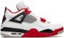 Jordan Air 4 Retro sneakers rubberleer Polyester rubber 11.5 Wit - Thumbnail 1