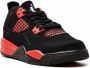 Jordan Kids Air Jordan 4 Retro sneakers Zwart - Thumbnail 1