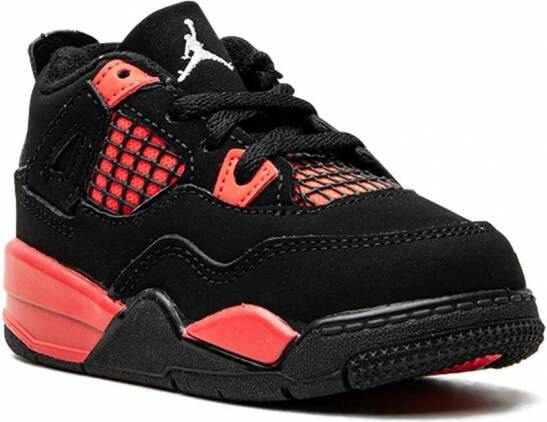 Jordan Kids Air Jordan 4 Retro sneakers Zwart