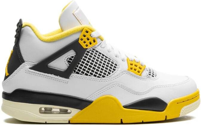 Jordan Air 4 "Vivid Sulfur" sneakers Wit