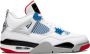 Jordan Air 4 'What The' sneakers unisex rubber leer Polyester 10.5 Wit - Thumbnail 1
