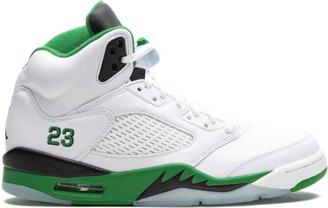 Jordan Air 5 "Lucky Green" sneakers Wit