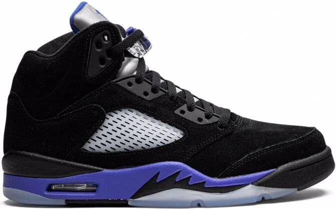 Jordan Air 5 Retro 'Racer Blue' sneakers Zwart