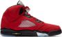 Jordan Air 5 Retro sneakers rubber suède Stof 11.5 Rood - Thumbnail 1