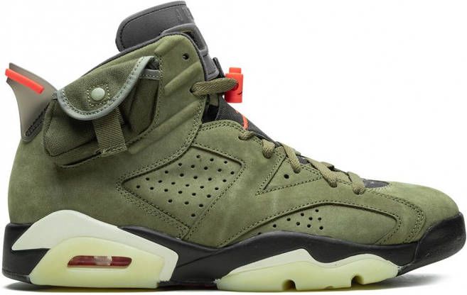 Jordan Air 6 'Travis Scott' sneakers Groen