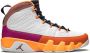 Jordan Air 9 Retro sneakers dames rubber leer StofStof 10.5 Wit - Thumbnail 1