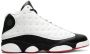 Jordan Air Retro 13 sneakers rubber leer Polyester 9.5 Wit - Thumbnail 1