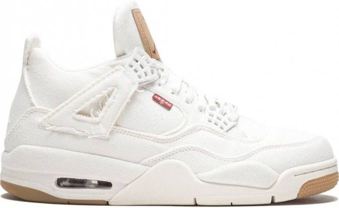 Jordan Air Retro 4 sneakers Wit