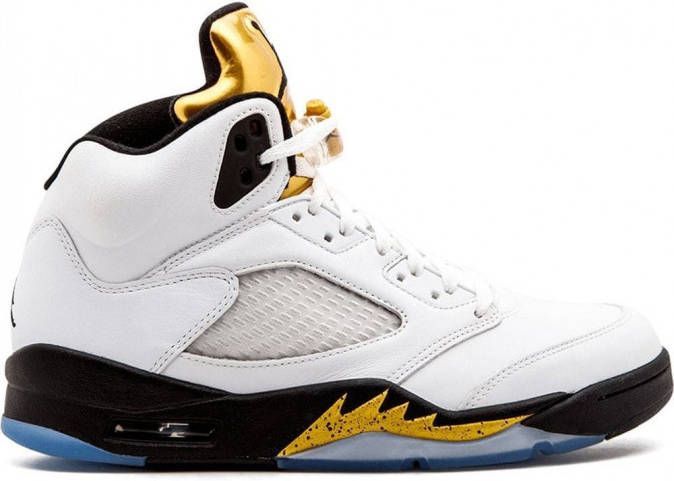 Jordan Air Retro 5 sneakers Wit