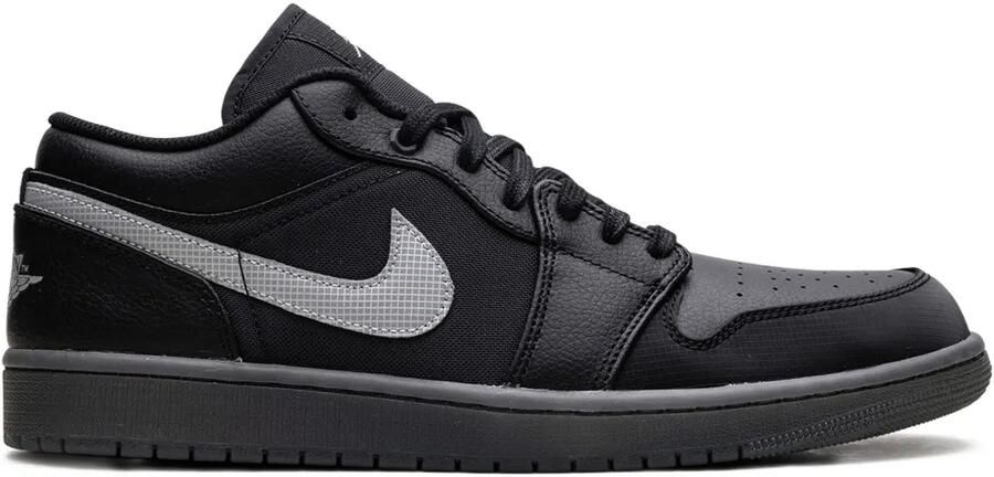 Jordan 1 Low "Black White Dark Smoke Grey" sneakers Zwart