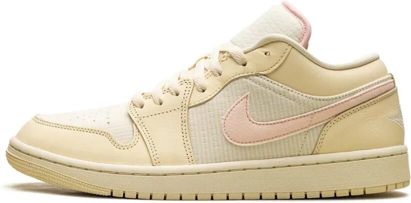 Jordan 1 Low "Seersucker Muslin Sail Coconut Milk Legend Pink" sneakers Beige - Foto 4