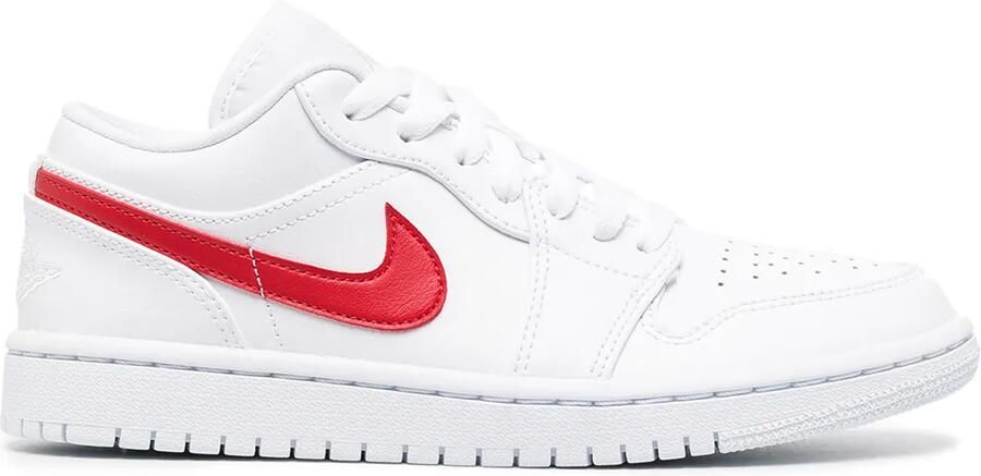 Jordan 1 low-top UNC sneakers Wit