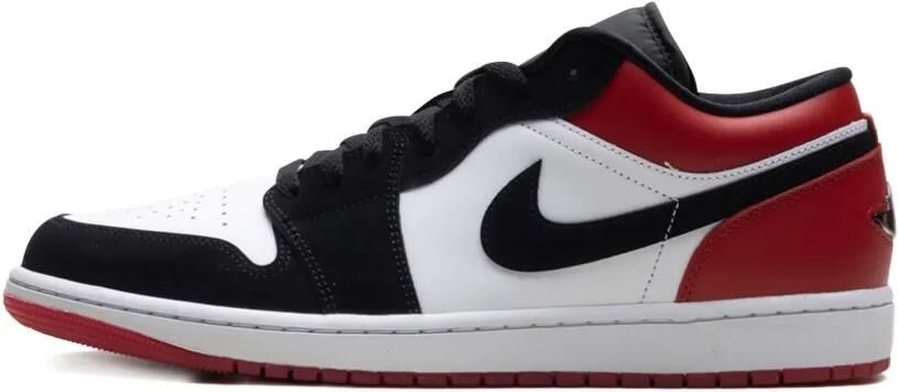 Jordan 1 Low "White Varsity Red Black" sneakers Rood - Foto 4