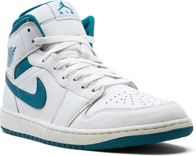 Jordan 1 Mid SE "Industrial Blue" sneakers Wit - Foto 2