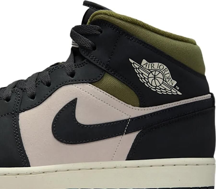 Jordan 1 Mid SE sneakers met veters Zwart - Foto 2