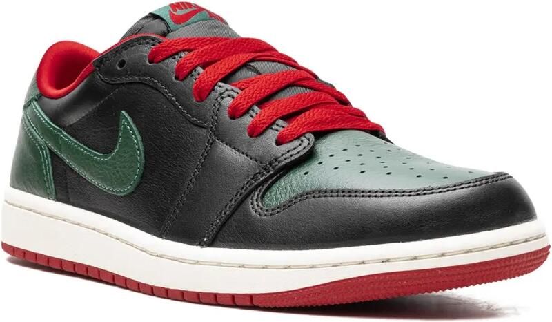 Jordan 1 Retro Low OG "Black Gorge Green" sneakers Groen - Foto 2