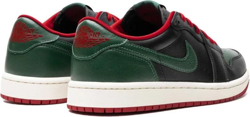 Jordan 1 Retro Low OG "Black Gorge Green" sneakers Groen - Foto 3