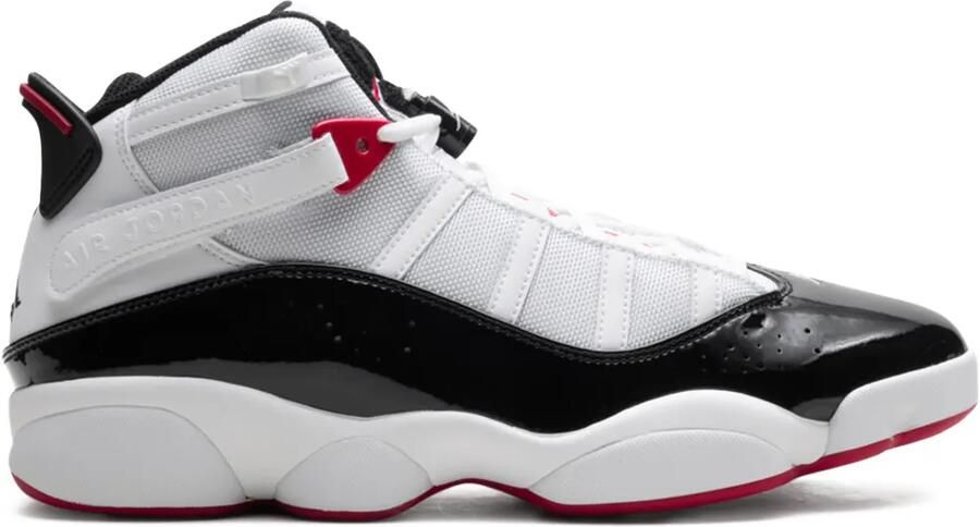 Jordan 6 Rings "Chicago Bulls White Varsity Red Black" sneakers Wit