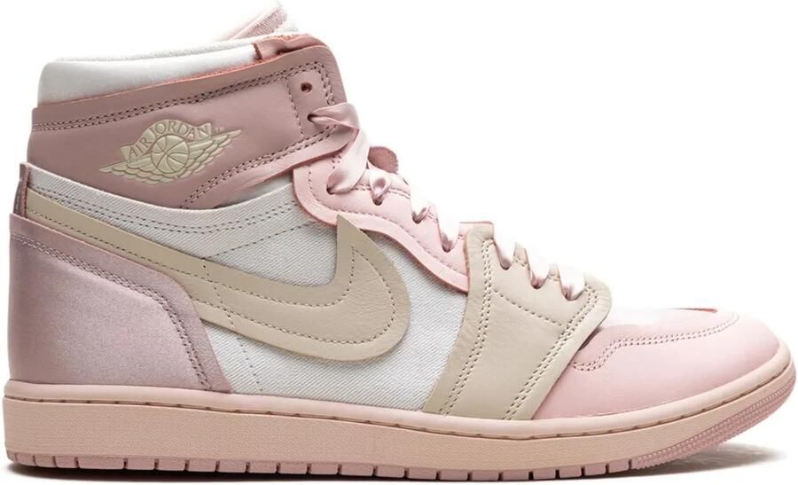 Jordan Air 1 High "Method of Make Pink Oxford Atmosphere Phantom Legend Light Brown" sneakers Roze