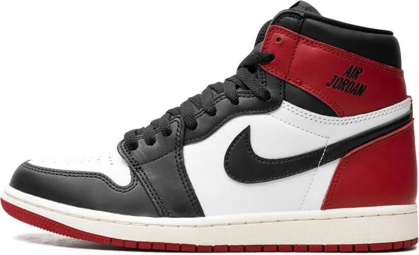 Jordan Air 1 High OG "Black Toe Reimagined" sneakers Rood - Foto 4