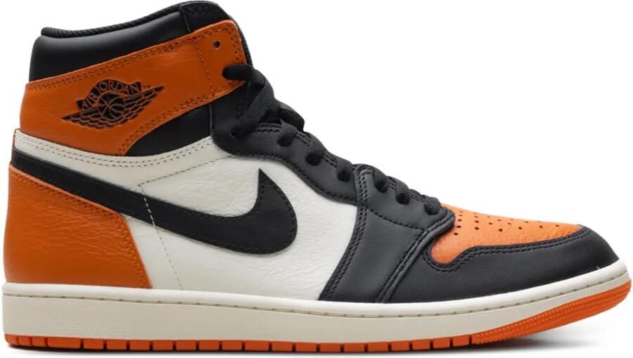 Jordan Air 1 High OG leren sneakers Rood