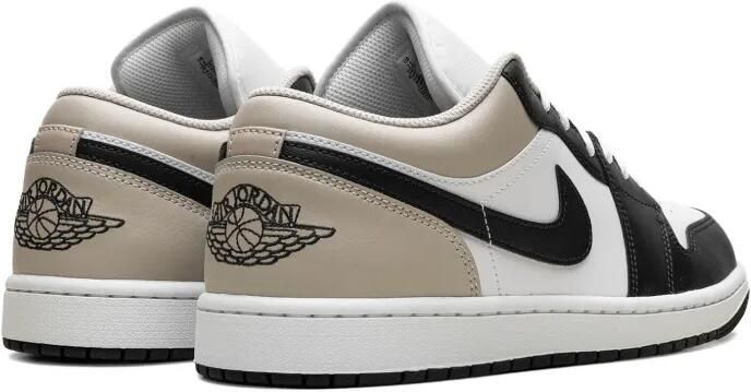 Jordan Air 1 Low "Summit White Rattan" sneakers Zwart - Foto 5