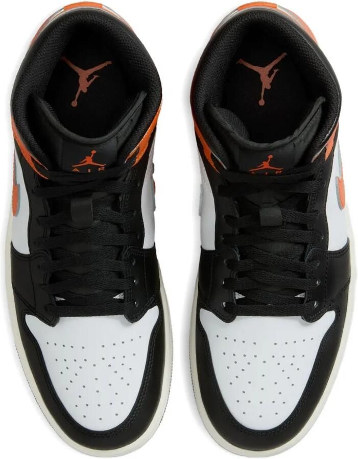 Jordan Air 1 Mid "Black Toe Starfish" sneakers Oranje - Foto 2