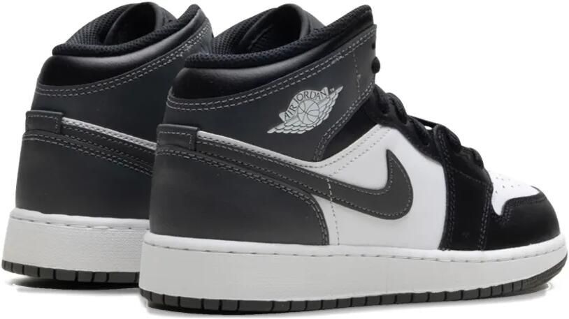Jordan Air 1 Mid "Black Iron Grey White" sneakers Zwart - Foto 3