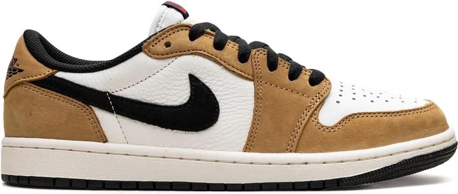 Jordan Air 1 Retro Low OG "Rookie of the Year Sail Black Golden Harvest Gym Red" sneakers Bruin